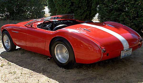 driver side, Austin Healey 100 BN2