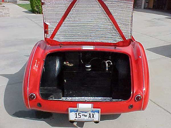 fuel cell in an Austin Healey 100 BN2