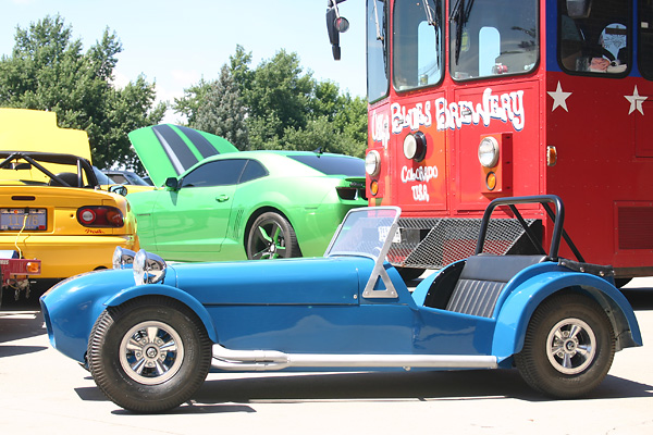 Throttle and brake pedals function conventionally.