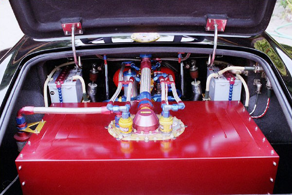 ATL fuel cell, installed in a custom aluminum enclosure.