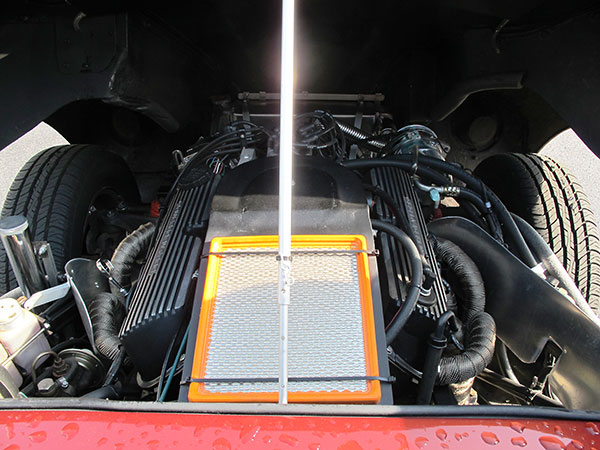 This was the second V8 installed...