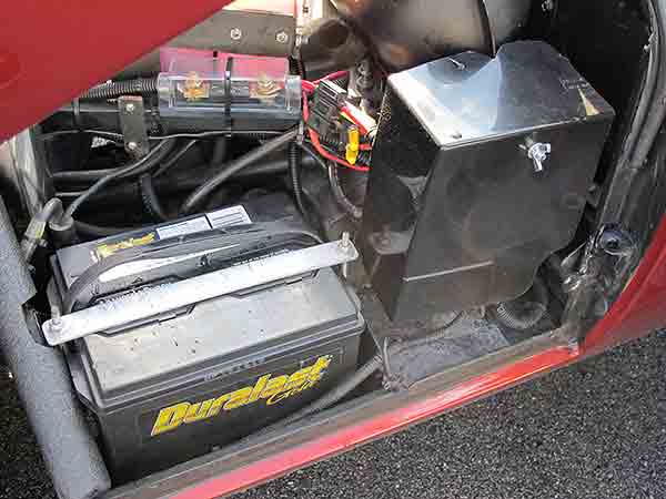 Duralast Gold battery (size 75-DLG, 770 CCA).