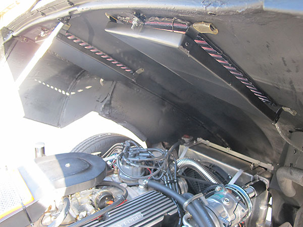 Shields to help keep the engine cleaner and drier.