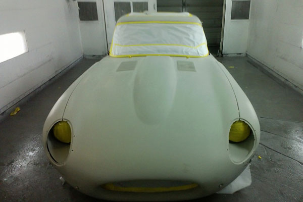 Tim did the body repairs himself, and then had the car stripped and repainted.