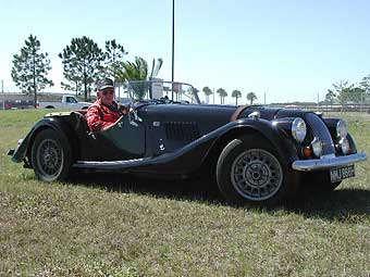 Bob McClain's 69 Morgan Plus 8 with original alloy wheels?