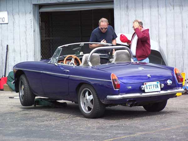 Mikel Moor's Buick 300 powered MGB