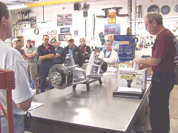 Ted Lathrop presents the Fast Cars front suspension