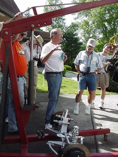 Ted Lathrops' custom crossmember/suspension tech session