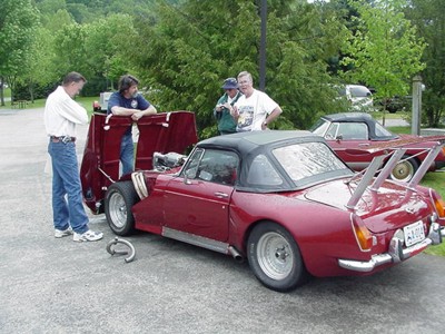 Jim Blackwood's tricked out MGB