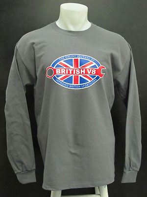 Charcoal Gildan Ultra Cotton Long-Sleeve T-shirt - front