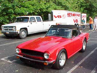 Ted Lathrops TR6 V-8