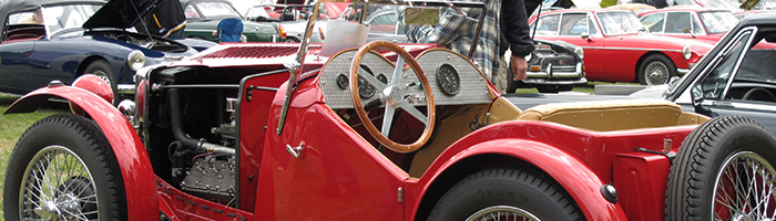 MG J2 with Ford 60 Flathead V8 (owner: Brian Laine)
