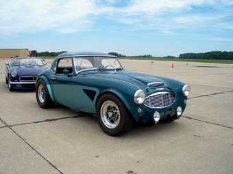 Leroy Joppa's Chevy-powered Austin Healey