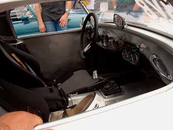 Richard Wright's big Healey - interior