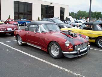 Jim Blackwood's Oldsmobile-Powered MGB