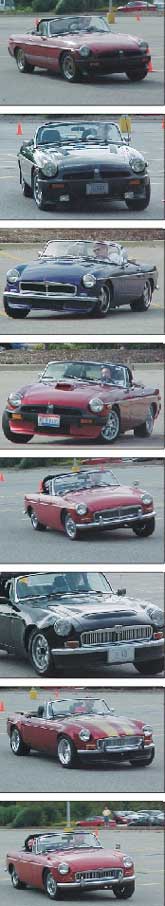 Autocrossing - MGB V8