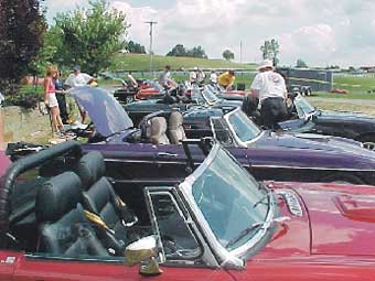 Bill Yobi's and Steve Carrick's MGB V8's