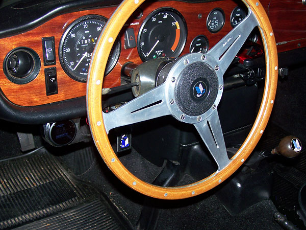 Moto-Lita steering wheel.