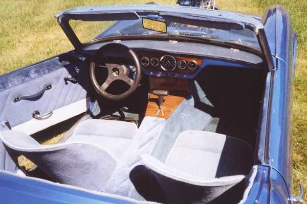 custom Triumph Spitfire upholstery