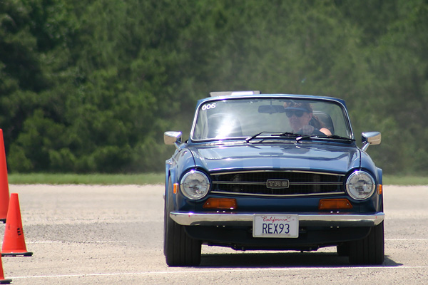 Brenda showed tremendous natural talent during the BritishV8 2012 autocross.