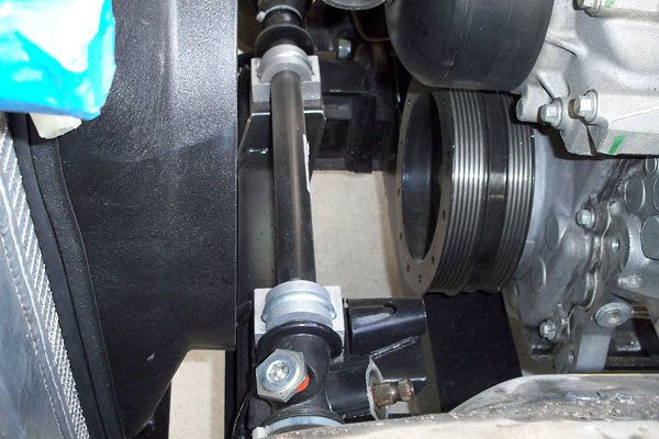 Quick ratio steering rack: 2.5 turns lock-to-lock versus 3.5 turns as standard.<