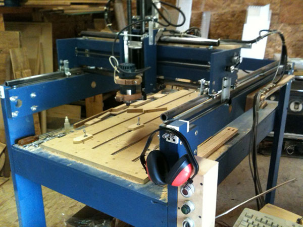 Ed built a CNC milling machine to enable cutting a custom dashboard.