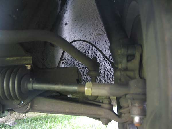 MacPherson strut front suspension