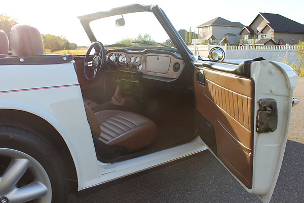 Custom door trim panels.