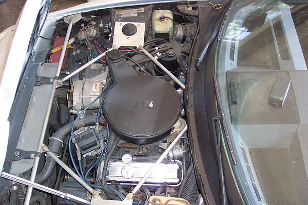 1981 Buick 231cid (3.8L) V6, completely stock except the addition of an MSD ignition controller.