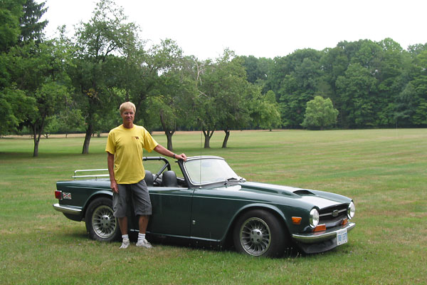 Ken Hiebert  at BritishV8 2007 in Willoughby Ohio.