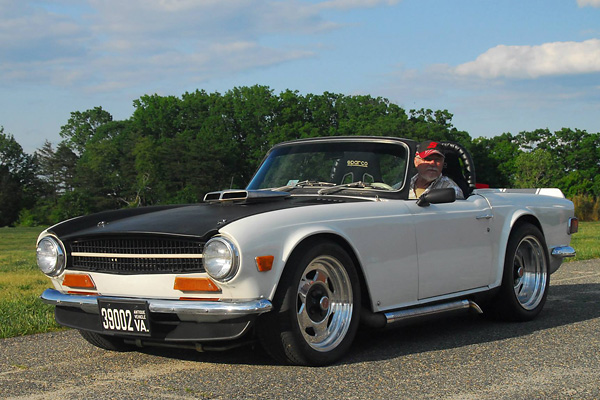 Les Shockey's 1969 TR6, with a Ford 351 Windsor (408cid) V8