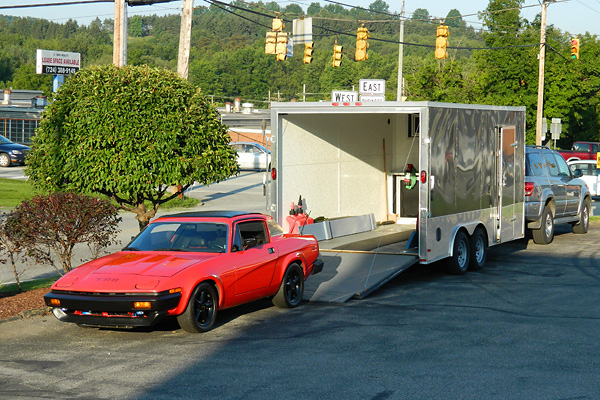 Lorrenz Hassenstein's 1978 Triumph TR8 coupe is number 108 of only approximately 130 produced.