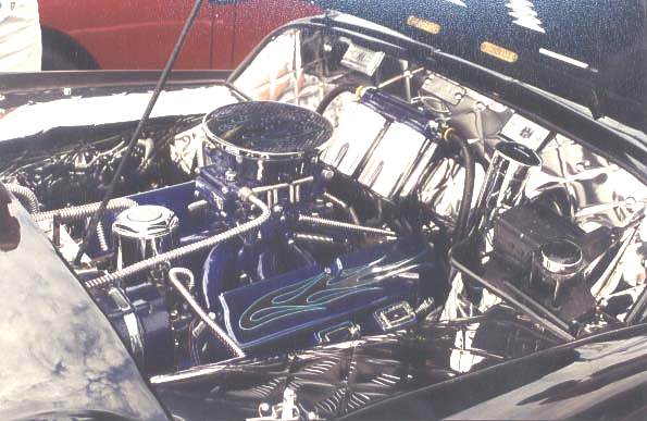 TR3/Ford v8 engine view