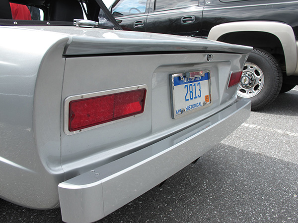 LED brake lights and turn signals.