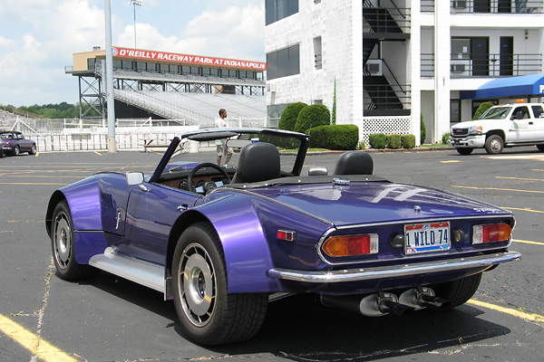 Owner fabricated all-steel fender flares.