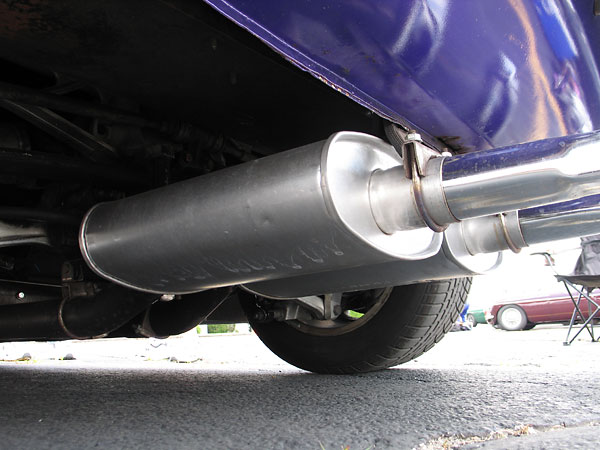 Dual Cherry Bomb 2-1/2 inch turbo mufflers.