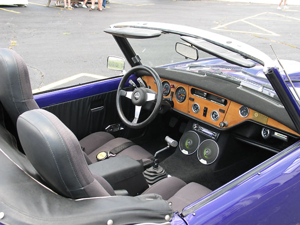 1978 Triumph Spitfire dashboard.